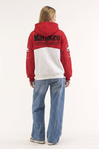 Heritage Cap Marlboro Ferrari Embroidered Zip Hoodie