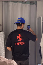 Heritage Racing T-Shirt Ferrari F1 Black Edition