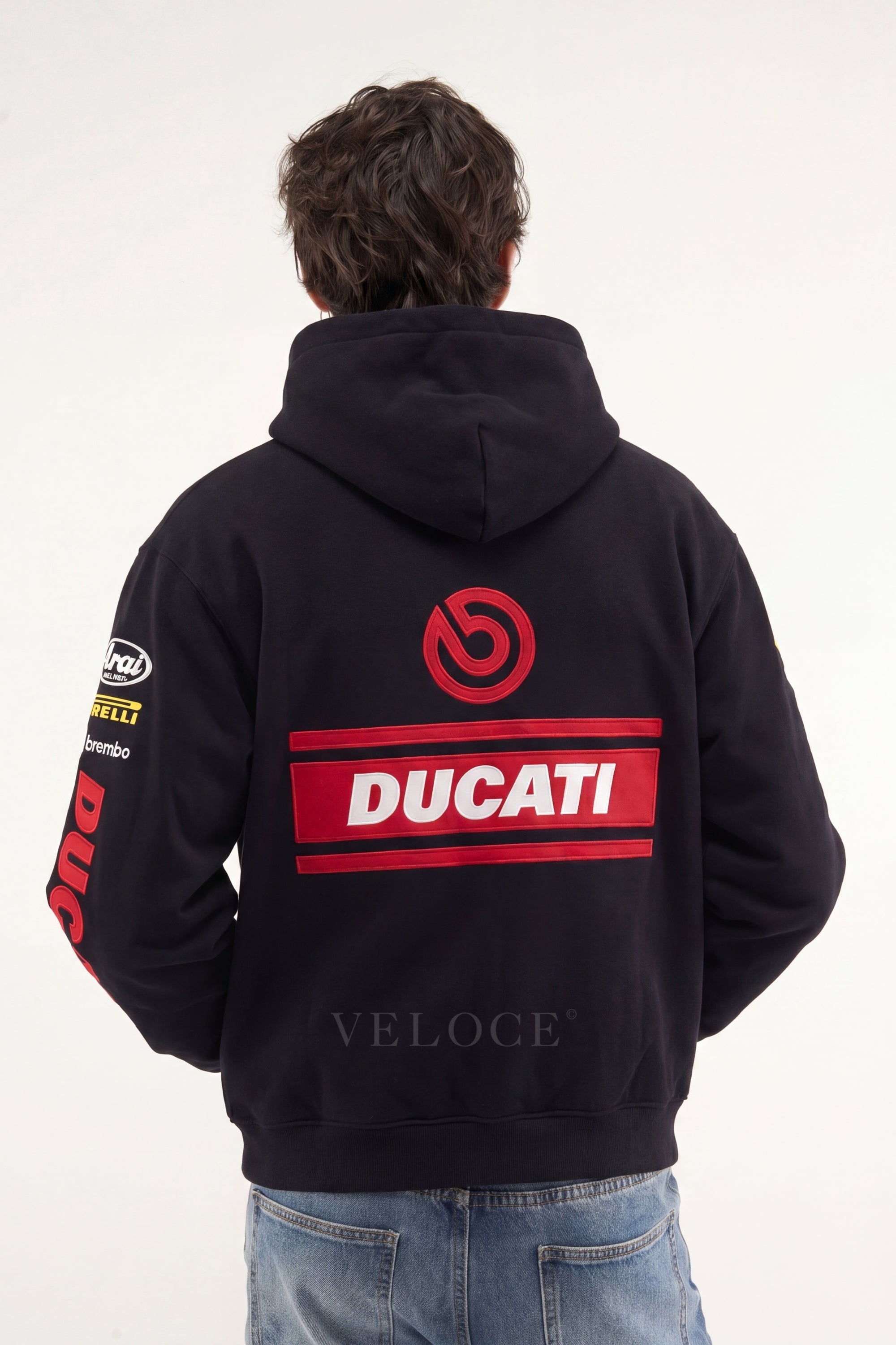 Heritage Cap Ducati Racing Hoodie Full Embroidered Edition