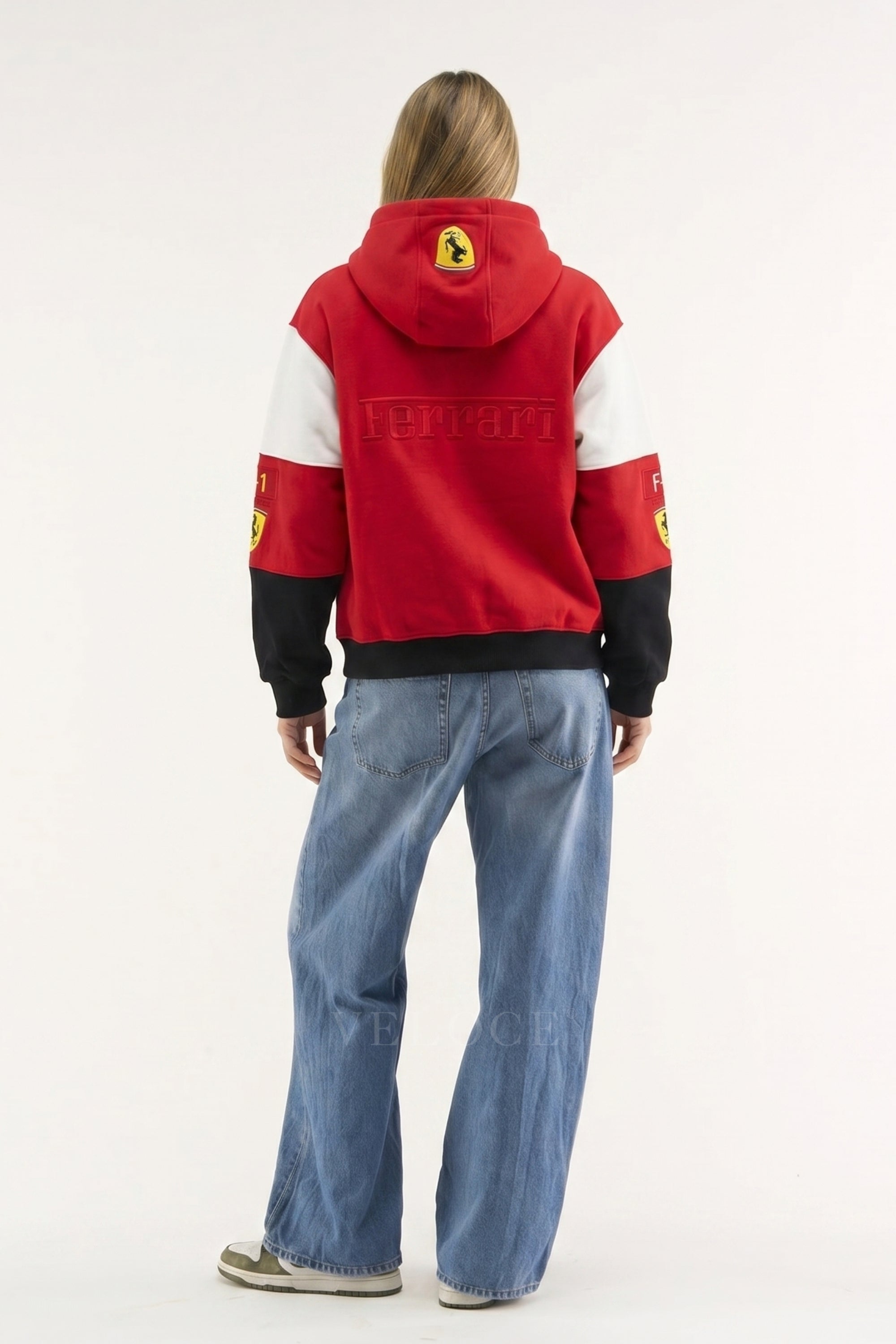 Heritage Cap Ferrari F1 Racing Hoodie Full Embroidered Edition