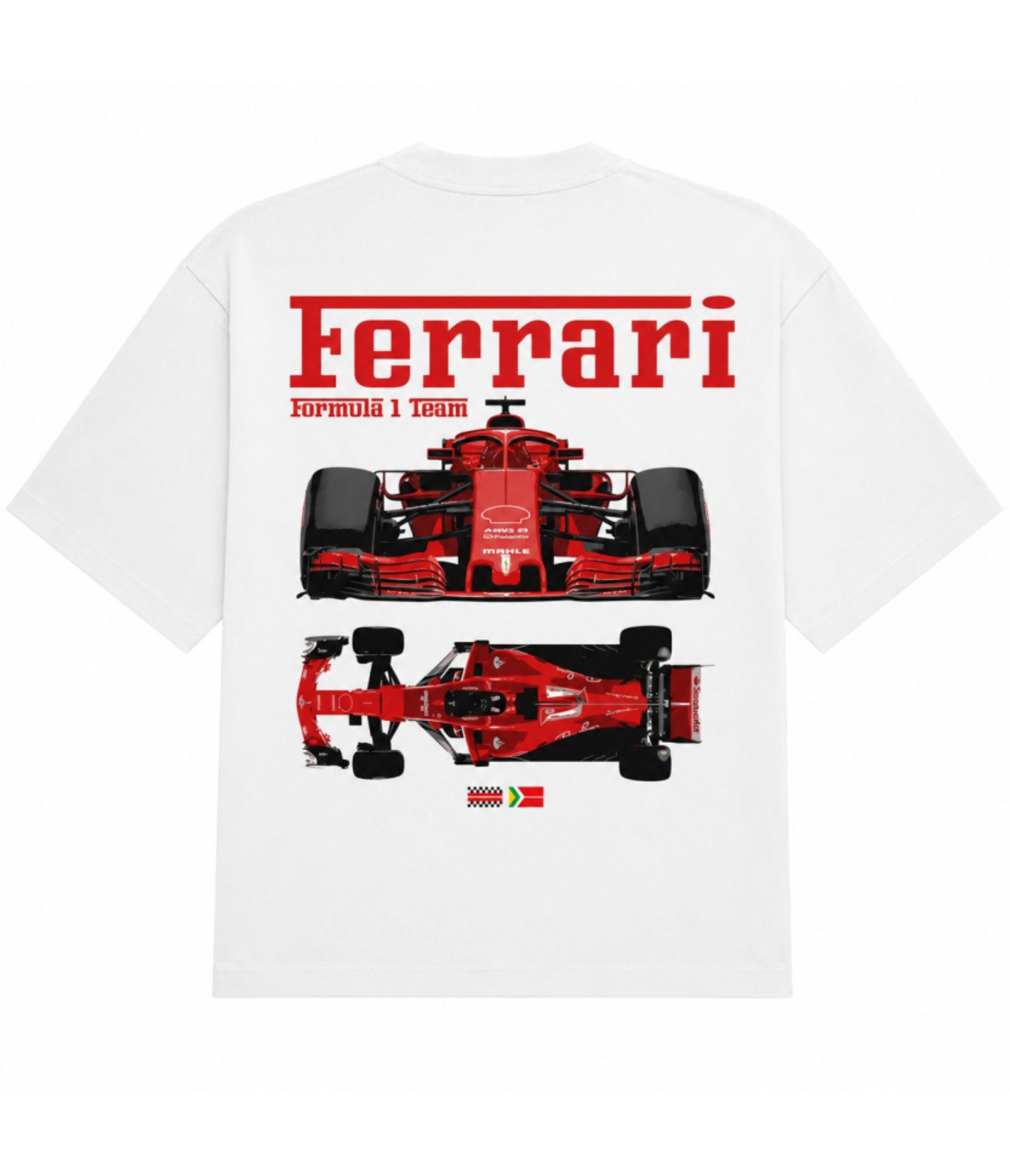 Heritage Racing T-Shirt Ferrari F1 Team White Edition