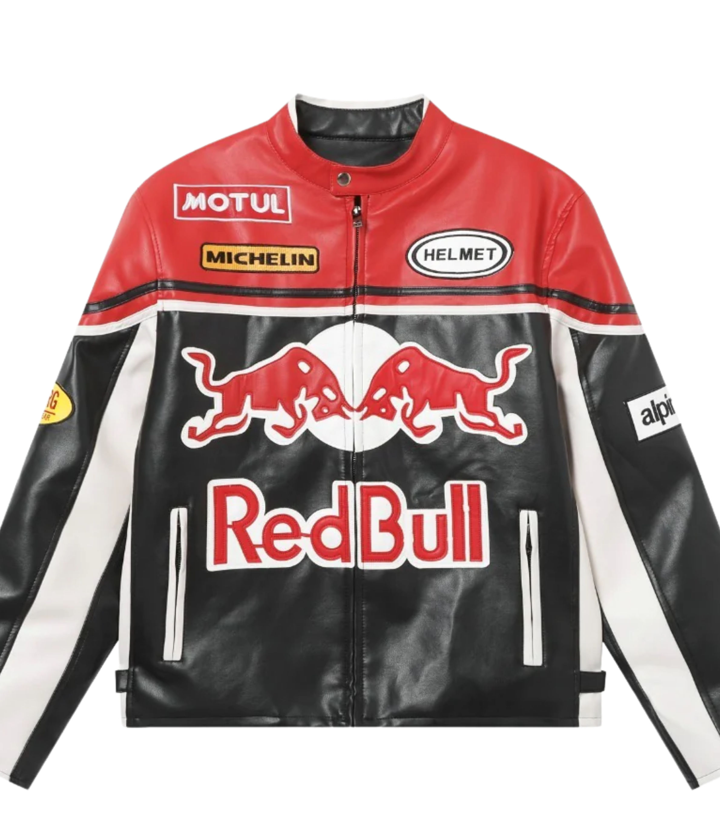 Heritage Racing Jacket Red Bull Leather Racing Jacket