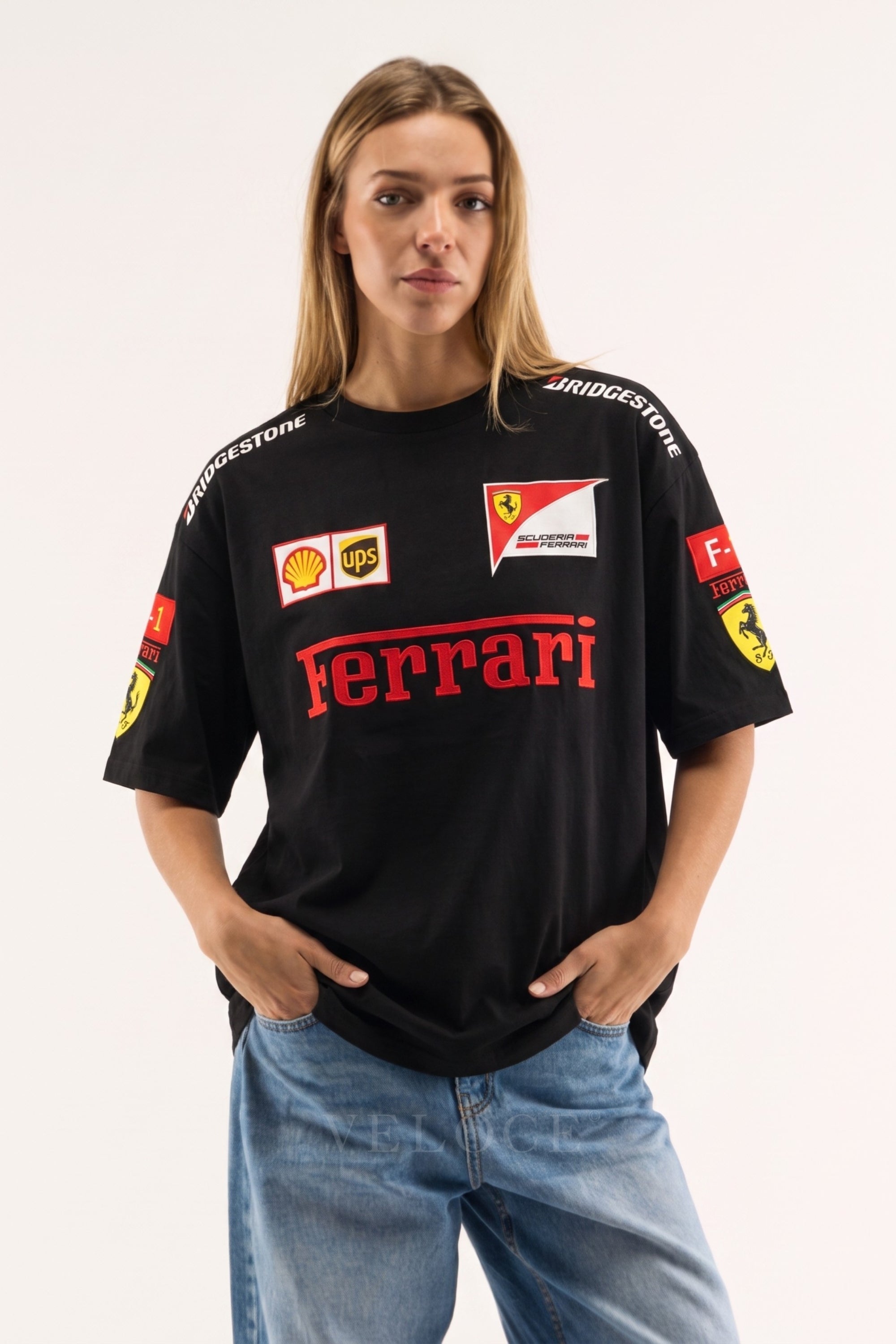 Heritage Racing T-Shirt Ferrari F1 Black Edition