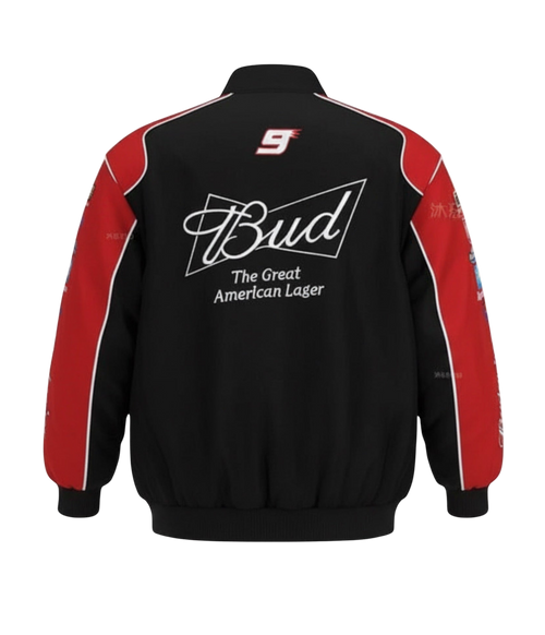 Heritage Racing Jacket Budweiser NASCAR Black Edition