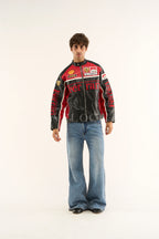Heritage Leather Jacket Ferrari F1 Olympus Red Edition