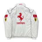 Heritage Racing Jacket Ferrari F1 White Edition