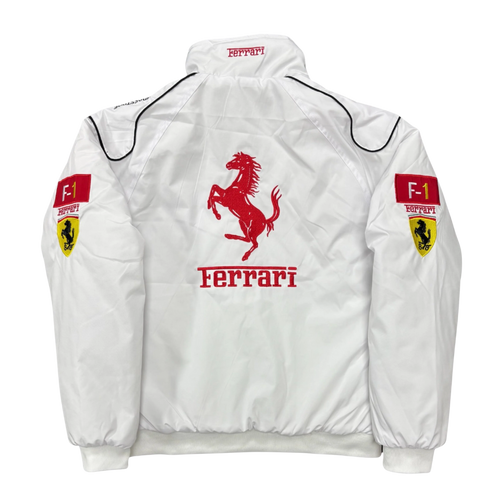 Heritage Racing Jacket Ferrari F1 White Edition
