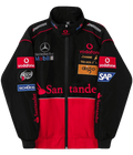 Heritage Leather Jacket McLaren x Mercedes Benz Vintage Jacket Red Edition