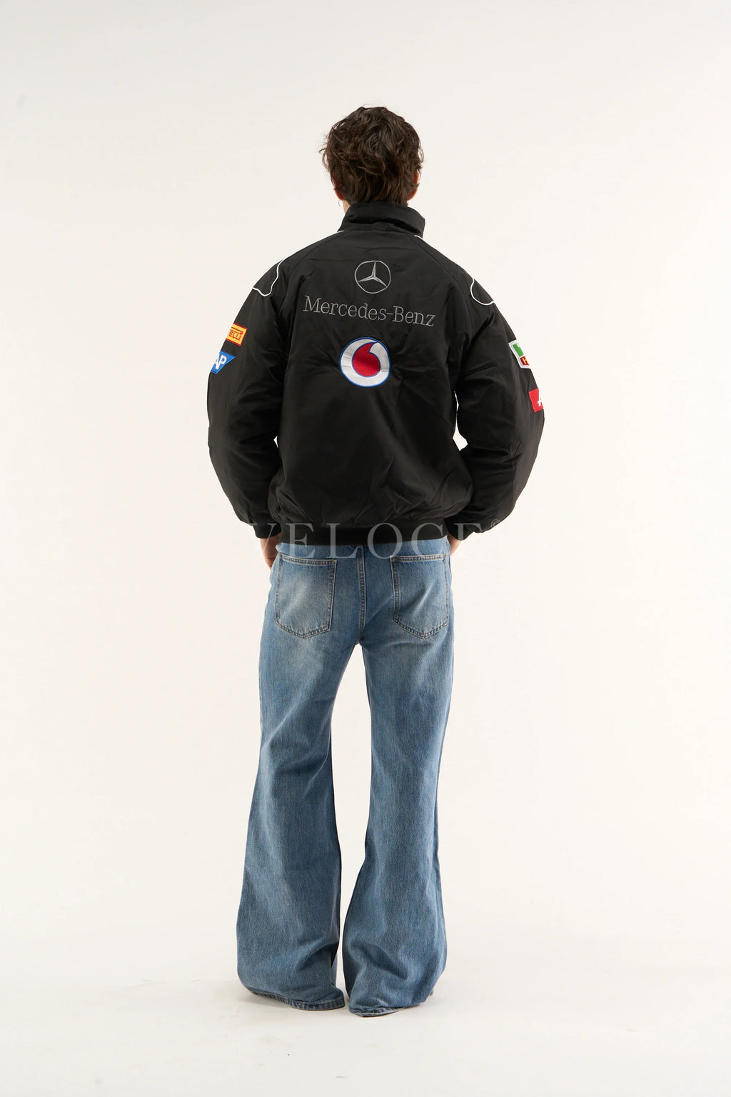 Heritage Leather Jacket Mercedes Benz Santander Vintage Jacket Black Edition
