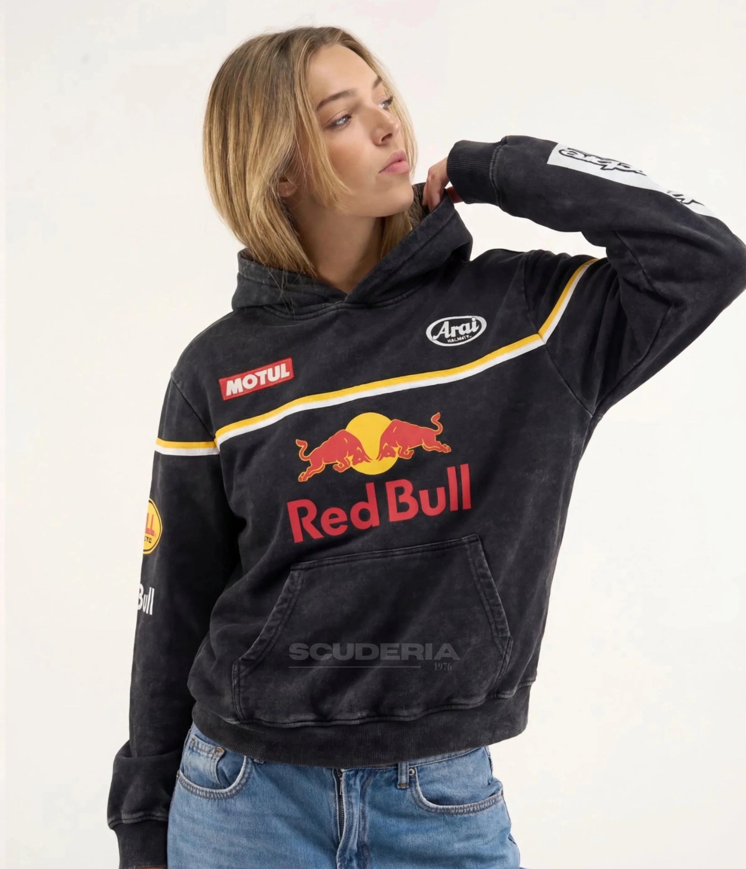 Heritage Cap Red Bull Racing Hoodie Carbon Wash