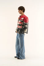 Heritage Racing Jacket Red Bull Leather Racing Jacket