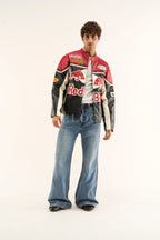 Heritage Racing Jacket Red Bull Leather Racing Jacket